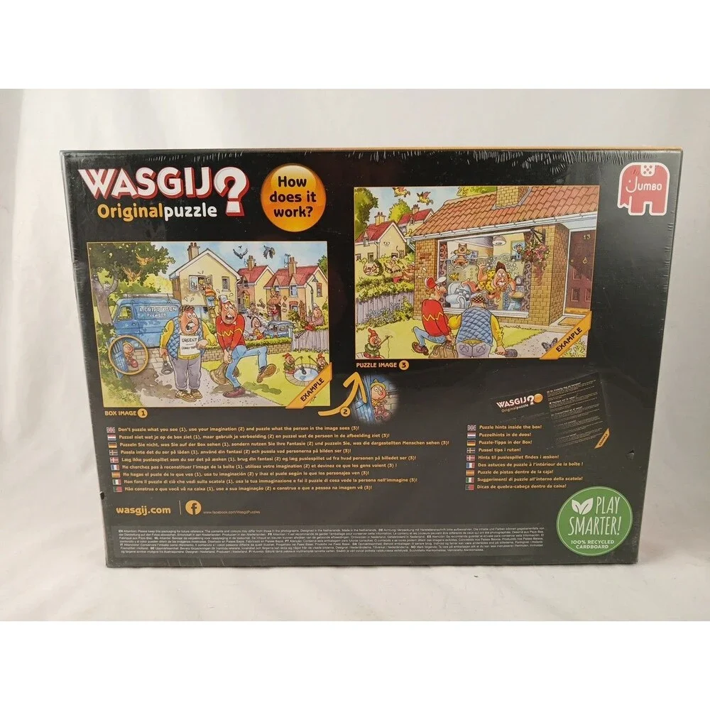 Wasgij? 1000 Piece Original Jigsaw Puzzle #38-Market Meltdown!-NEW/SEALED!